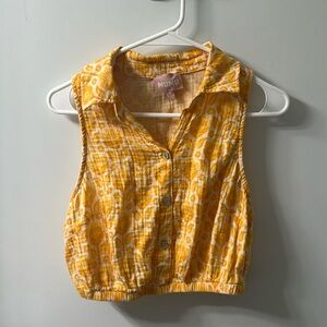 Mumu paisley crop top